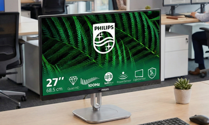 27-inch QHD Resolution: Crisp and Detailed Visuals