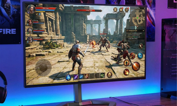 4-sided frameless display