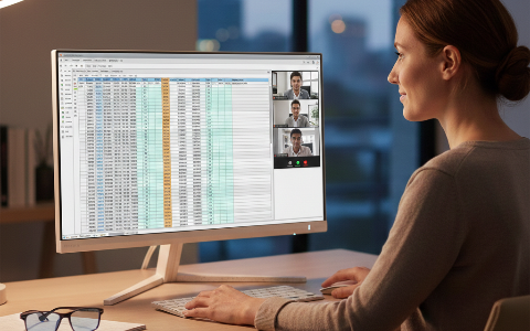 LowBlue mode and Flicker-free easy-on-the eyes viewing