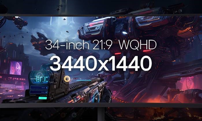 Clarity that keeps you in control, on a 34-inch display