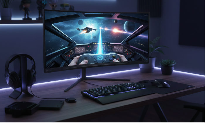 Low input lag reduces time delay between devices to monitor