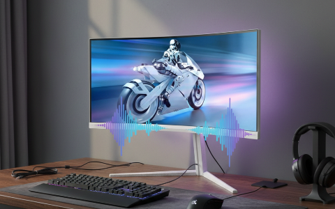 Built-in stereo speakers for multimedia