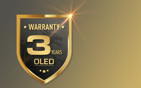 3-YEAR OLED WARRANTY​