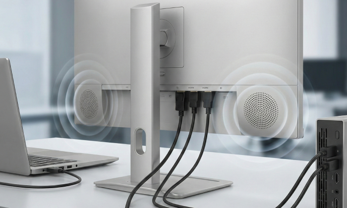 Comprehensive Connectivity and Built-in Audio