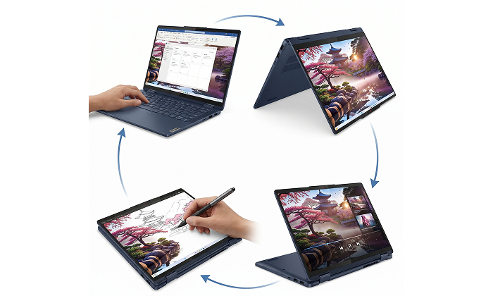 360&deg; Convertible Design: Total Versatility
