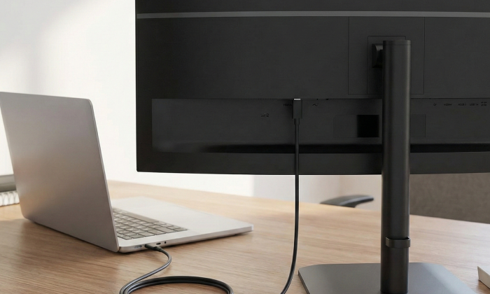 Integrated USB-C Connectivity: Single-Cable Productivity