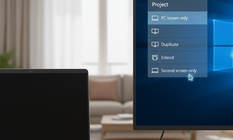 Step 4.	Set the Display Mode (Windows):