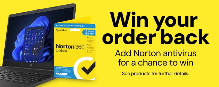 Win back your full order value when you buy Norton security