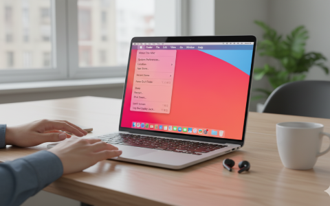 Step 2.	Click the Apple Menu:  