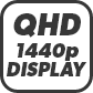 QHD display.
