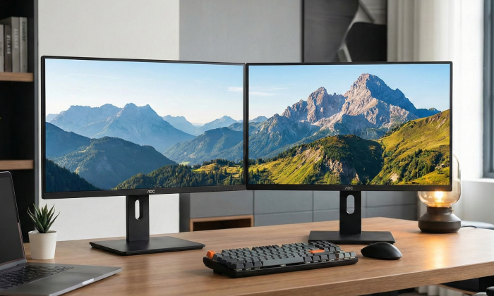 Sleek Three-Sided Frameless Design: Maximised Vision