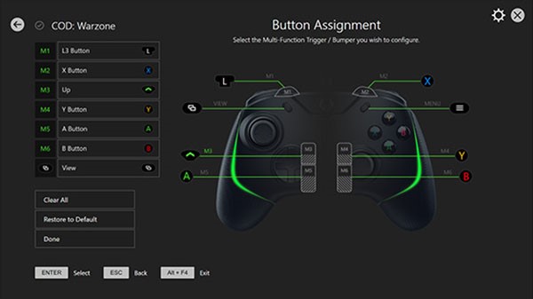 Diagram on Buttons