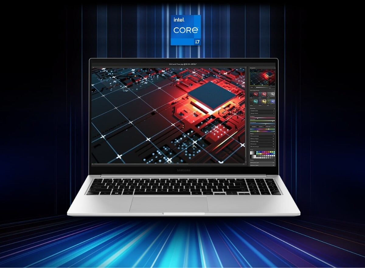 Samsung Galaxy Book core i7 11th generation.