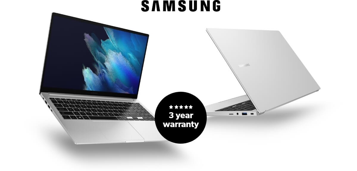 Samsung Galaxy Book Core i5 3 year warranty.